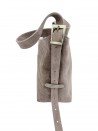 Torba Shill Skóra Naturalna Zamszowa Taupe