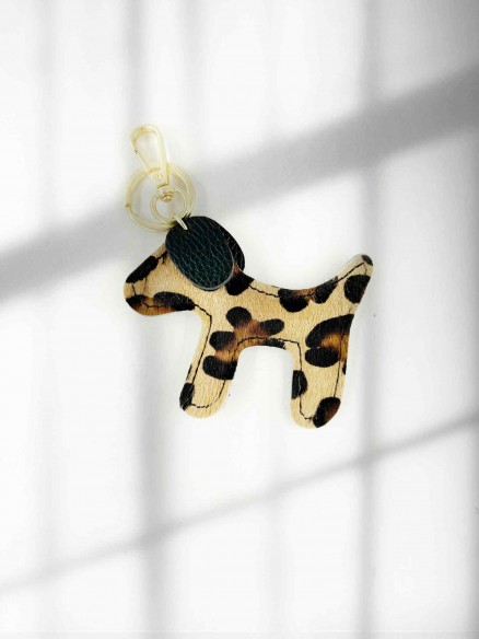 Brelok Skóra Naturalna Piesek