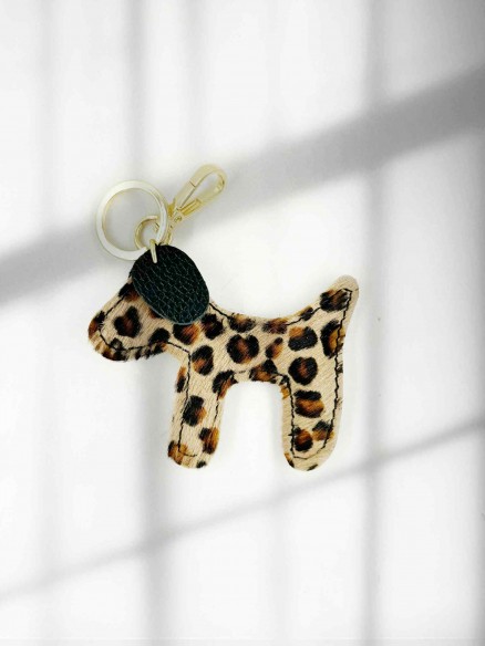 Brelok Skóra Naturalna Piesek