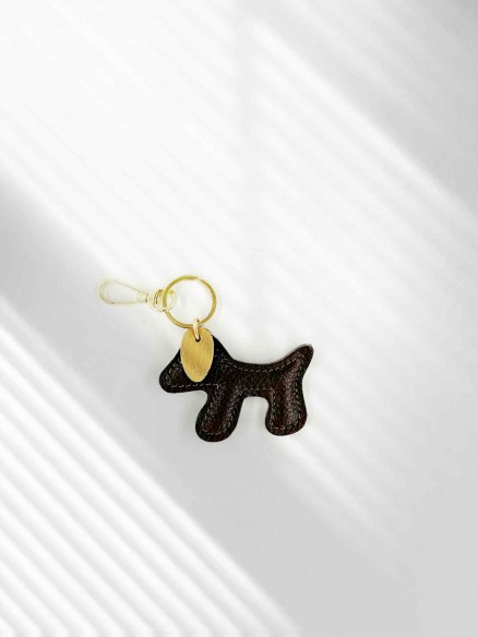 Brelok Skóra Naturalna Piesek