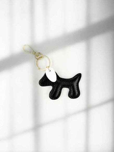 Brelok Skóra Naturalna Piesek