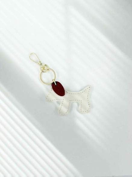 Brelok Skóra Naturalna Piesek